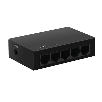 Commutateur Ethernet Gigabit 5 ports 10/100/1000 Mbps non géré boîtier métallique de bureau CE