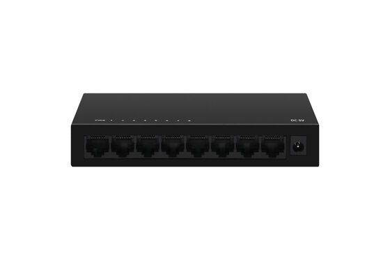 8 ports Gigabit Ethernet Switch Bureau non géré 100M/1G Autodétection DC5V Entrée CE