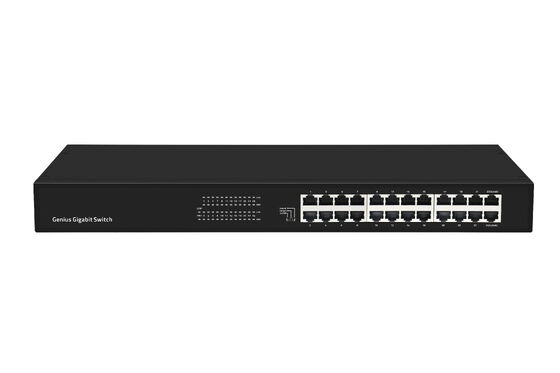 Commutateur Ethernet Gigabit non géré 24 ports avec VLAN intelligent et mode d'extension CE sans ventilateur