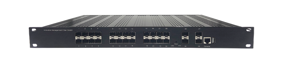 28 ports 10G GÉNÉRÉE ETHERNET Switch FULL FIBER SLOTS AC DC Input sans éventail monté sur le rack CE