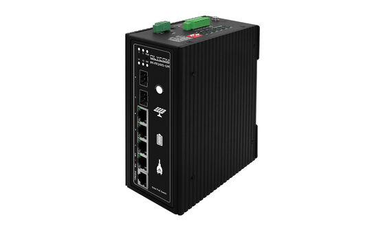 Commutateur L2 géré Gigabit Ethernet 4 ports DIN monté CE