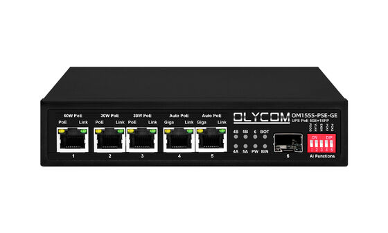 Commutateur PoE Gigabit, contrôleur de Charge solaire MPPT, Fiber optique SFP, entrée DC12V/DC24V/DC48V