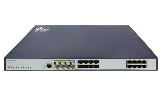 Gigabit Managed Layer 2 Switch réseau 24 Ports sans ventilateur WEB CLI SNMP Prise en charge CE FCC