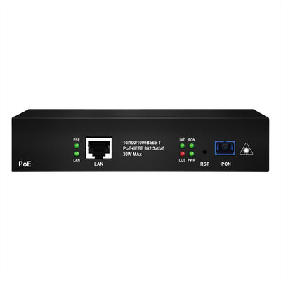 XPON PoE ONU Commercial 1 Port Gigabit 30W PoE PON Terminal pour réseaux d'accès fibre