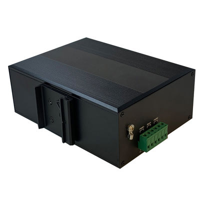 8 Port Industrial Managed PoE Switch 2.5G Fibre Din Rail 240W Prise en charge de la gestion du PoE