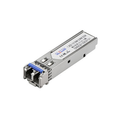 Mini connecteur unimodal de l'émetteur-récepteur 1.25G 1310nm LC de module de GBIC SFP avec DDM