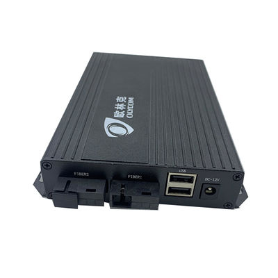 Ports anti-parasitage forts de fibre du supplément deux de HDMI DVI et deux ports USB