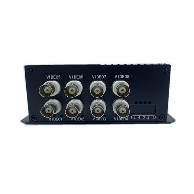 Convertisseur optique numérique multiplexeur vidéo analogique 8 ports sur câble coaxial DC5V DC12V CE