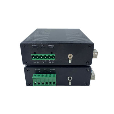Commutateur de réseau de qualité industrielle 10/100m 1 Sfp 2 Rj45 Commutateur de réseau non géré IP40 DC 9-36V