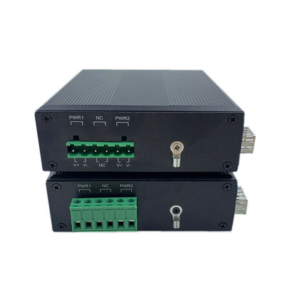 Commutateur réseau industriel Gigabit Fibre Din Rail 6KV Protection contre les surtensions IP40 Sans ventilateur Non géré