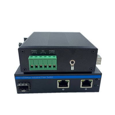 Commutateur réseau industriel Gigabit Fibre Din Rail 6KV Protection contre les surtensions IP40 Sans ventilateur Non géré