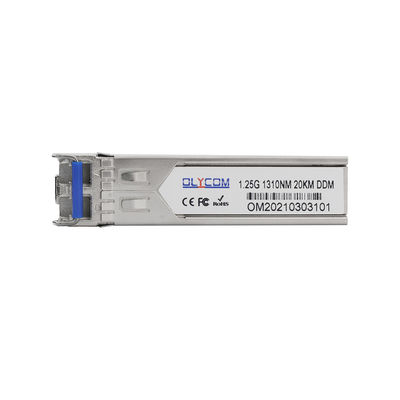 1.25Gb/S Module SFP Transcepteur Gigabit Ethernet Module LR 20km Mode unique CE RoHS