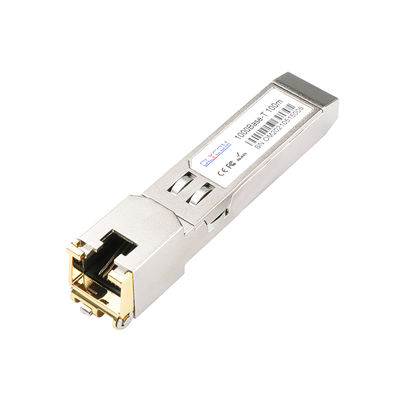 Module émetteur-récepteur SFP RJ45 Gigabit 10/100/1000BASE-T sur câble UTP Cat5 enfichable à chaud