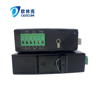 Convertisseur de médias robuste Poe 15.4W 30W 10/100m Ethernet rapide Ce Din Rail non géré