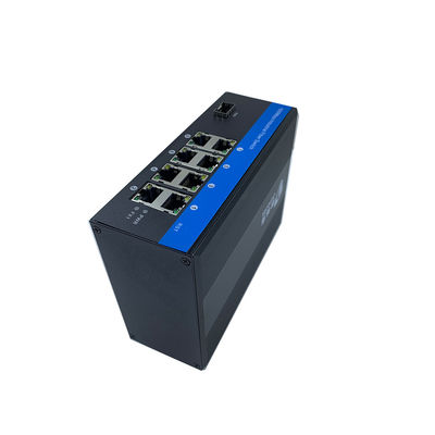 SWITCH RÉSEAU INDUSTRIEL 8 PORTS GIGABIT SFP FIBRE ÉTHERNET RAIL DIN CE NON GÉRÉ