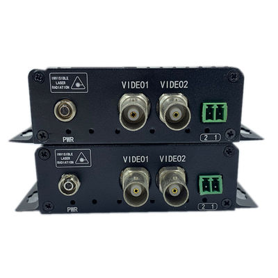 Convertisseur de fibre optique vidéo 1080P BNC avec RS485 FC de données sur fibre multimode DC12V CE