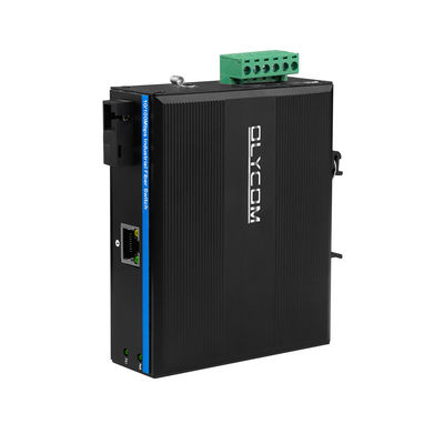 Convertisseur multimédia WDM de 20 km Ethernet rapide Réseau industriel robuste Mini taille non gérée