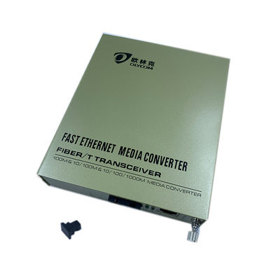 Convertisseur de médias de fibre de bâti de support de WDM, 100Mbps convertisseur de la fibre Cat6