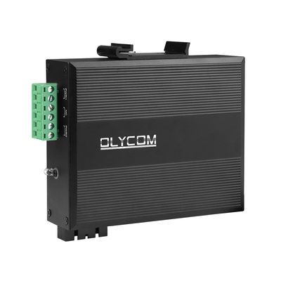 40 km convertisseur de médias Gigabit Ethernet SC Fibre mode unique non géré boîtier robuste CE FCC
