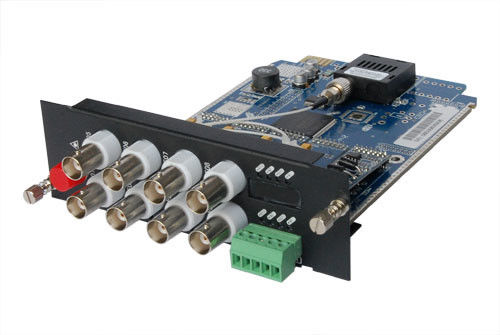 Convertisseur de vidéo-média châssis 3U rack pour convertisseur optique vidéo double entrée de puissance