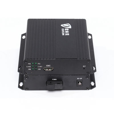 Extendeur HDMI DVI 1080P Monomode Port SC Simplex 12VDC CE FCC Type Bureau