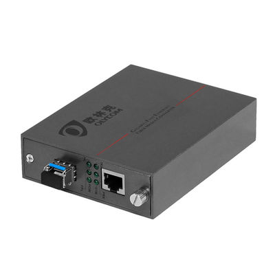 Convertisseur de médias PoE 10/100M SFP Fibre optique avec fonctionnalité LFPT DC5V non géré
