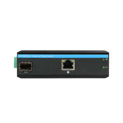 Convertisseur industriel de médias d'Ethernet avec PoE 15.4W 30W