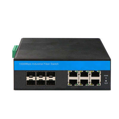 Commutateur contrôlé industriel d'Ethernet de 6 ports avec la norme de Ring Function IEEE802.3