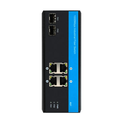 Commutateur PoE Gigabit à 4 ports Olycom, réseau industriel SFP fibre optique, non géré, indice IP40