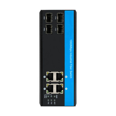 8 ports Gigabit Fiber Switch Réseau industriel SFP non géré CE IP40