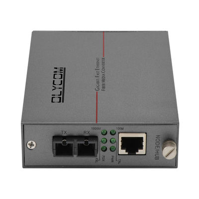 Convertisseur de média fibre optique monomode Gigabit Ethernet monté sur châssis 2U DC5V non géré CE