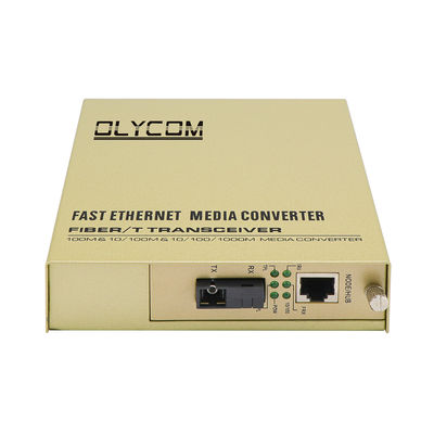 Convertisseur WDM 10/100 Mbps Extendor de cuivre à fibre de support non géré CE