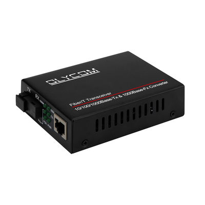 Convertisseur multimédia WDM à fibre unique Gigabit Non géré 14 emplacements