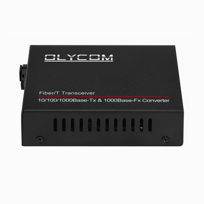 Convertisseur de média Gigabit PoE, fibre monomode SC, 20 km, 1310/1550 nm, DC48V, non géré