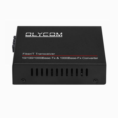 Convertisseur de média Gigabit PoE 15,4W 30W non géré PoE actif Duplex SM MM Fibre CE