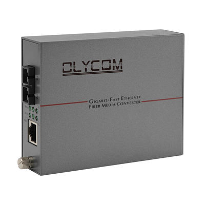 Convertisseur de fibres de PoE 20KM Mégabit 30W PoE actif 48V Sortie SC Port non géré