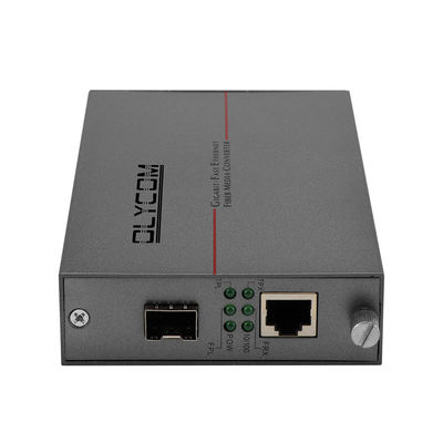 Convertisseur de médias PoE 10/100M SFP Fibre optique avec fonctionnalité LFPT DC5V non géré