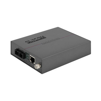 10/100M Ethernet Convertisseur multimédia LFPT SC Connecteur rack Montable DC5V non géré