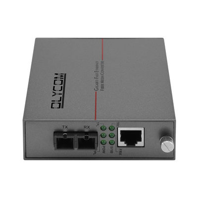 10/100M Ethernet Convertisseur multimédia LFPT SC Connecteur rack Montable DC5V non géré