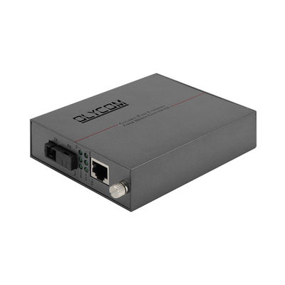 Convertisseur multimédia Gigabit Ethernet Port SC à fibre optique unique Non géré 20 km CE