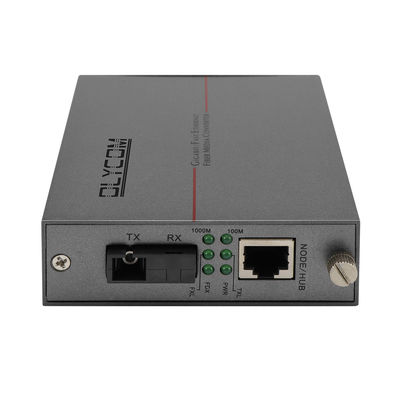 Convertisseur multimédia Gigabit Ethernet Port SC à fibre optique unique Non géré 20 km CE