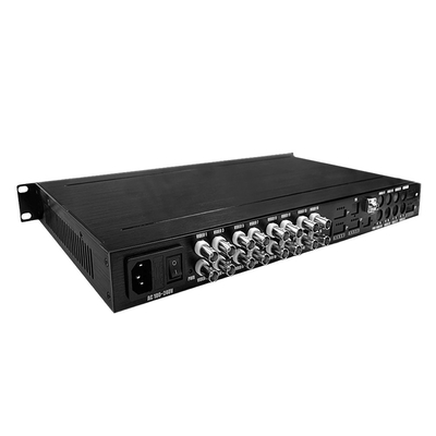 16 ports AHD CVI TVI CVBS Vidéo à convertisseur de fibre HD 1080P CCTV surveillance AC220V