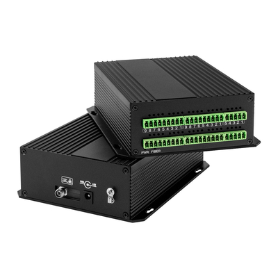 Fermeture à contact sec Convertisseur à fibre optique Bidi Fermé 8 Ports