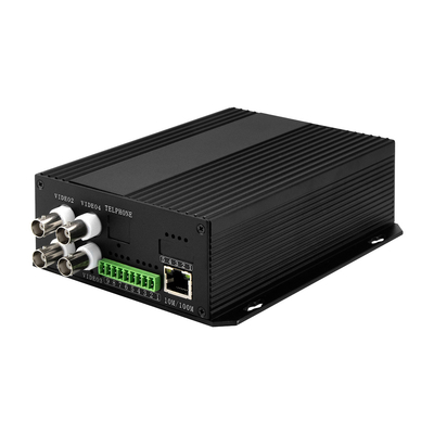 Vidéo analogique de 4 canaux CCTV à convertisseur de fibre optique NTSC/PAL/SECAM Compatible
