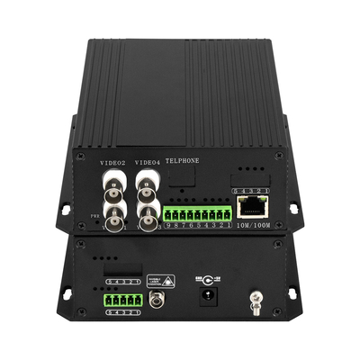 Vidéo analogique de 4 canaux CCTV à convertisseur de fibre optique NTSC/PAL/SECAM Compatible