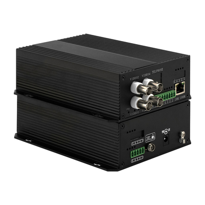 Vidéo analogique de 4 canaux CCTV à convertisseur de fibre optique NTSC/PAL/SECAM Compatible