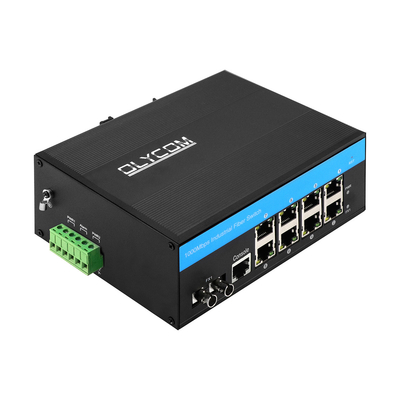 8 Ports ERPS L2+ commutateur géré Gigabit Ethernet industriel ST Ports à fibres SM/MM
