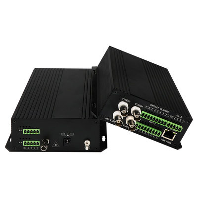 4ch poids du commerce a équilibré la fibre visuelle de St du convertisseur DC5V de médias d'Ethernet audio